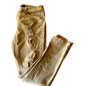 Olive Green Almost Famous Jeans